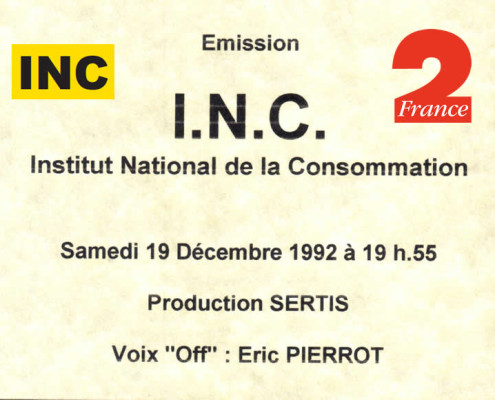 France 2 - I.N.C. - 19 décembre 1992