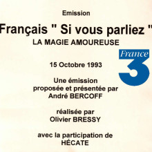 France 3 - 15 octobre 1993