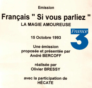 France 3 - 15 octobre 1993