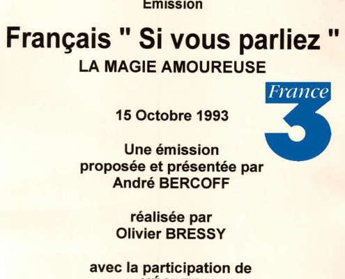 France 3 - 15 octobre 1993