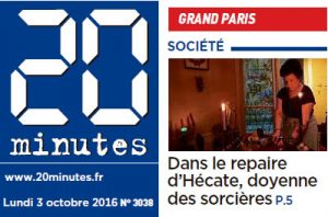 Journal 20 Minutes - 3 octobre 2016