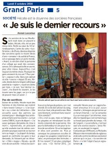 Hécate est la doyenne des sorcières françaises « Je suis le dernier recours »