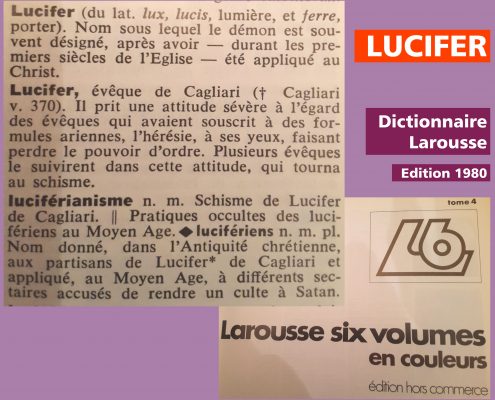 lucifer - Définition Larousse