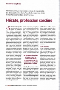 Le Point - Hécate, profession sorcière