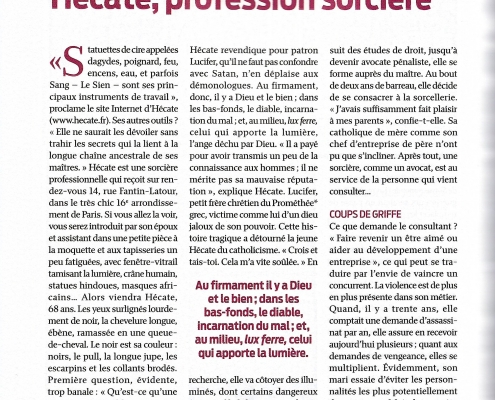 Le Point - Hécate, profession sorcière